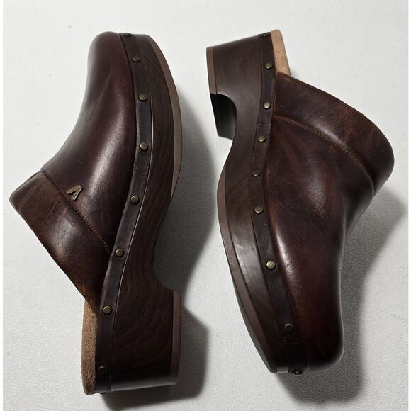 Vionic Kacie Comfort Ergonomic Women's Clog Mules EUR 38 US 7 Brown Leather - Picture 5 of 10